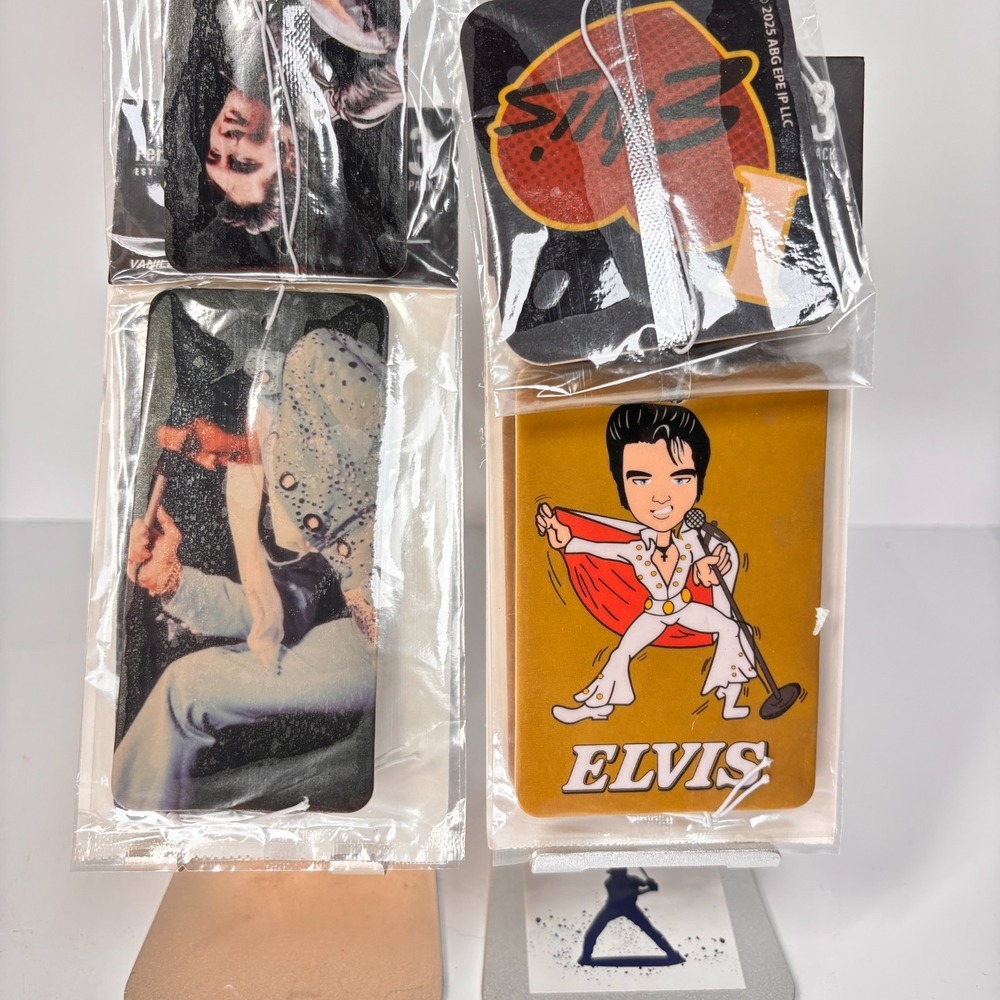 2 Packs, Elvis Presley Air Fresheners (6 Total) Sealed New~Coconut&Vanilla Scent - Picture 3 of 9